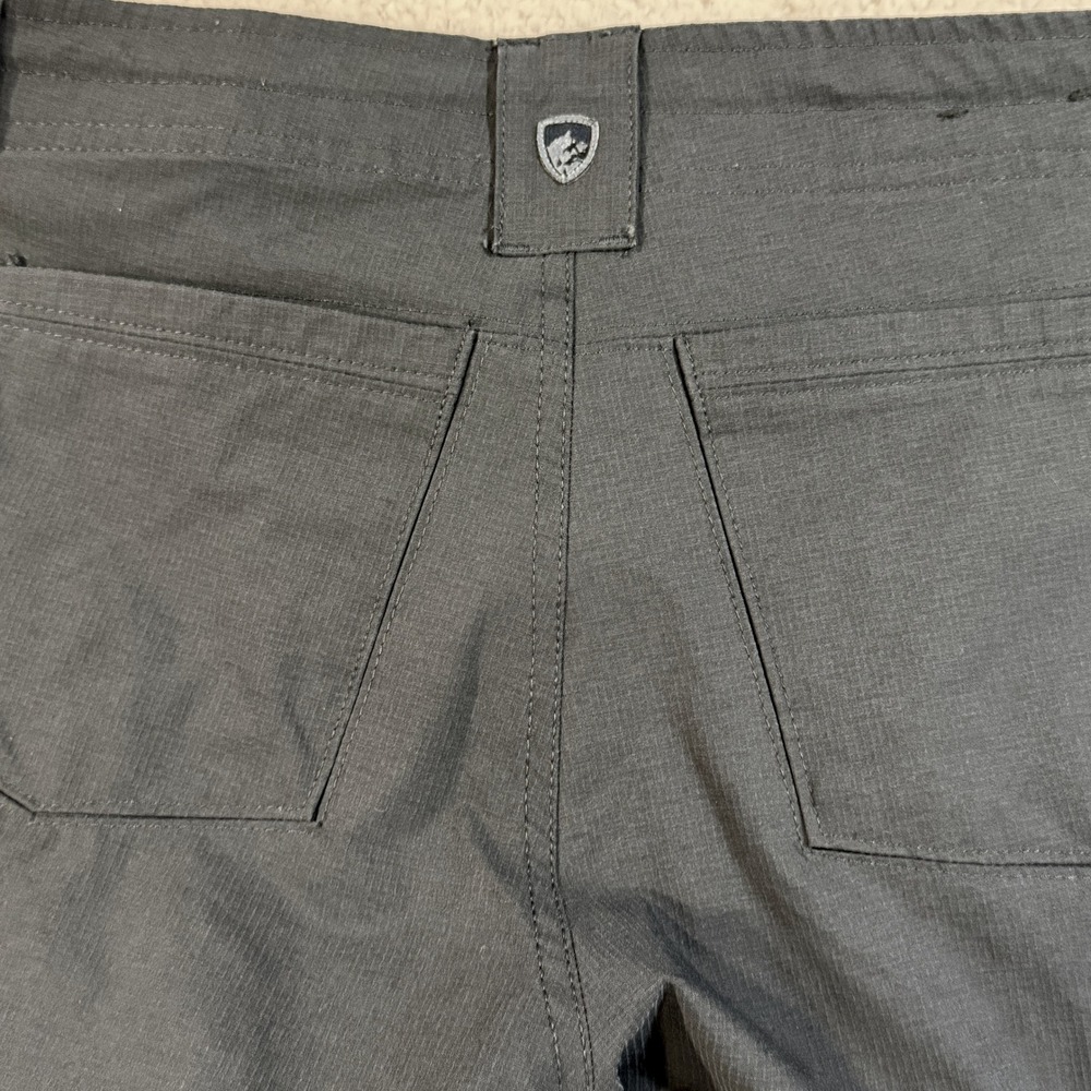 Kuhl Horizn Women 6 Reg Charcoal Cargo Hiking Pants Straight Leg Ripstop Stretch - Picture 4 of 8